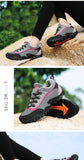 High-quality Outdoor Mens Hiking Shoes Couple Leather Trekking Sneakers Waterproof Non Slip Comfortable Travel Camping Men Shoes  MartLion
