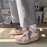 Superstar Pink Sneakers Women Comfort Platform Women's Designer Sneakers Color Lace Cute Casual Board Shoes Mart Lion   