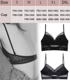  Deep U Invisible Bras Lace Backless Bra Printed Thin Underwear Low Back Mesh Brassiere Push Up Bralette Hollow Crop Top Mart Lion - Mart Lion