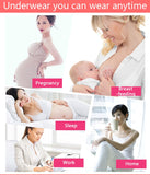  Maternity Bras Wirefree Nursing Bra Panties Set Pregnancy Clothes Prevent Sagging Breastfeeding Women Breathable Lactancia Mart Lion - Mart Lion