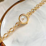 Women Watch Bracelet INS Style Diamond Inlaid Copper Quartz Movement 30m Waterproof  Ladies Mart Lion 2  