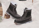 Winter Keep Warm Plush Snow Boots Men's Middle tube Casual Motorcycle Waterproof