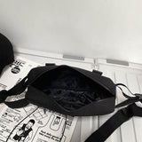 Casual Short Travel Bag Men's Crossbody Pouch Nylon Multi-Function Anti-Theft Messenger Bags Unisex Belt Waist Pack Phone Pouch Mart Lion   