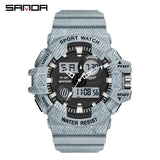Dual Display Digital Watches for Men Waterproof Diving LED Watch Military Sport Relogio Masculino Saat Mart Lion 9  