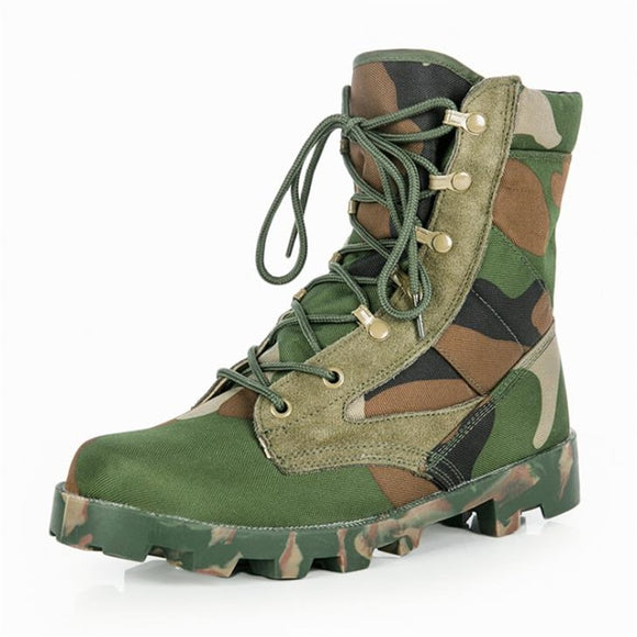 Camouflage Tactical Boots Men's Breathable Desert Combat Male Military Shoes Ankle Outdoor Hiking - MartLion