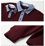Men's Polo Shirt Long Sleeve Polo Shirt Soild Color Polo Clothing Summer Streetwear Casual Tops Mart Lion   