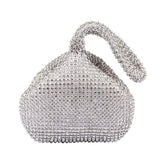 Rhinestones Women Metal Evening Clutch Bag Lady Female Diamond Super Mini Handbag For Wedding Bag  Mart Lion