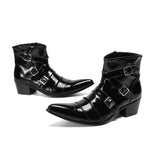 Boots Men wedding Dress Genuine Leather Party Wedding Luxury Casual Formal Shoes Mart Lion black 36 