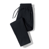 95% Cotton Men's Jogging Pants GYM Training Running Sportswear Sweatpants Streetwear Harajuku Trousers Mart Lion L Straight-Black 