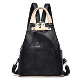 High Quality Leather Women Backpack Large Capacity School Bags for Teenage Girls Anti-theft Travel Backpack Shoulder Bag Mochila  MartLion