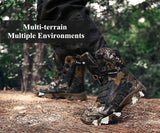 Camouflage Tactical Waterproof Military Men's Boots Disguise Outdoor Army Boots Mid-calf Hiking Mart Lion   