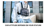  Men's Waist Bag Hip-hop Chest Rig Bag For Men's Canvas Chest Pack Tactical Vest Pack Male Abdomon Bags Chest Purse Streetwear Kanye Mart Lion - Mart Lion