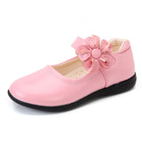 Girls Leather Shoes for Children Wedding Dress Princess School Kids Summer Bow-knot Black Student Sandals Korean Mart Lion Pink 26 