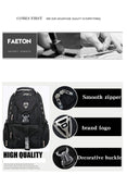 Waterproof Oxford Swiss Backpack Men 17 Inch Laptop backpacks Travel Rucksack Female Vintage School Bags Casual bagpack mochila Mart Lion   