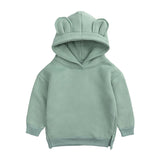 Children Clothing Hoodies For Girls Boys Sweatshirt With Hood Autumn Cute Thicken Fleece Outerwear Kids Clothes From 0-4 Year Mart Lion Green 73(6-9onth) China