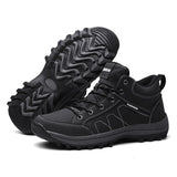 Hiking Boots Men's Summer Winter Non Slip Ankle Boot Sport  Autumn Hiking Shoes Mountain Outdoor Sneakers 13 Mart Lion Black 39 