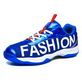 Professional Blue Badminton Shoes Men's Breathable Sport Women Sneakers Training Outdoor Tennis Mart Lion blue183 35 
