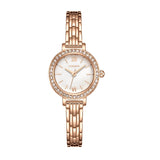 Trend Women Watch Waterproof Quartz Bracelet Watch Student Diamond Inlaid Mart Lion Rose Gold  