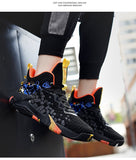 Weaving Training Basketball Shoes Men's Anti-slip Rubber Sole Sports Sneakers Outdoor Streetball Mart Lion   