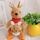  26cm/36cm Cute Creative Mother and Child Kangaroo Doll Plush Toy Soft Animal Stuffed Plush Doll For Baby Gift Mart Lion - Mart Lion