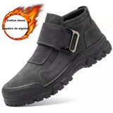 Anti-Smashing Anti-Piercing Special Anti-Skid Anti-Scald Wear-Resistant Soft-Soled Work Shoes Construction Site Safety Mart Lion Winter shoes 37 