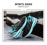 Green Air Running Shoes Men's Woman Sneakers Athletic Unisex Breathable Sport Zapatillas Hombre Deportiva Mart Lion   