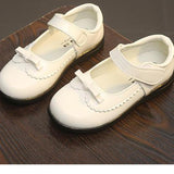 Girls Leather Shoes for Children Wedding Dress Princess Dance Kids Summer Bow-knot Black Student Sandals Korean Mart Lion   