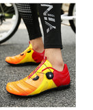 Hot Sale Unisex Men Cycling Shoe Fashion Mesh Breathable Bicycle Sneakers Men MTB Shoes Flat Spd Rubber Non Slip Road Bike Shoe  MartLion