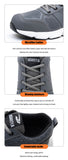  Men's Protective Boots Steel Toe Anti-Piercing Lightweight And Breathable Work Safety Shoes Mart Lion - Mart Lion
