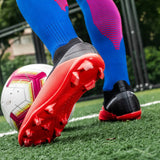 Breathable Mesh Men's Football Shoes TF/FG High-Level Socks After Wear-Resisting Football Sneakers Mart Lion   