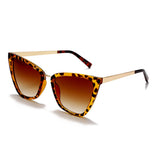 Brand Style Luxury Cat Sunglasses Women Oversized Female Vintage Round Big Frame Outdoor UV400 NX Mart Lion leopard  