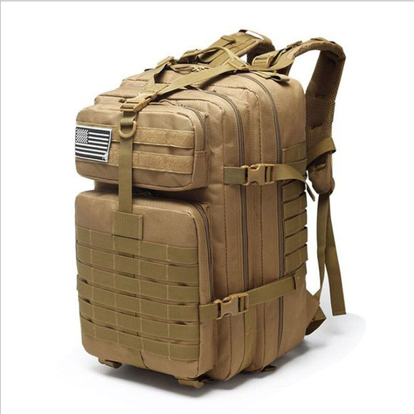 50L 1000D Nylon Waterproof Trekking Fishing Hunting Bag Backpack Outdoor Military Rucksacks Tactical Sports Camping Hiking Mart Lion   