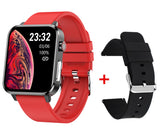 E86 Smart Watch ECG PPG Smartwatch 1.7inch HD Screen IP68 Fitness Tracker Temperature Sport For Men's Women Mart Lion Red  