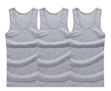  3pcs/lot Cotton Men's Underwear Sleeveless Tank Top Solid Muscle Vest Undershirts O-neck Gymclothing T-shirt vest Mart Lion - Mart Lion