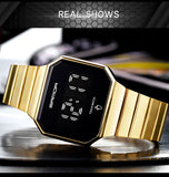 Casual Men Sports Watches Design Watches Touch Screen Digital Watch LED Display Waterproof Wristwatch Mart Lion   