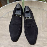 Arrivals Men Dress Shoes Slip-on Faux Suede Leather Style Vintage Casual Retro Men Loafers Zapatos De Hombre - MartLion