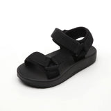 Boys Sandals Kid Children Shoes Rubber School Breathable Open Toe Casual Mart Lion Black 21(inner 13.5cm) 