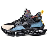 Designer Men's Shoes Blade Running Shoes Anti skid Damping Breathable Sneakers Trend Sport Mart Lion Black -18057 39 