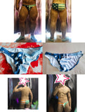 Men's Underwear Ropa Interior Hombre Low-Rise Gay Underwear Underpants Briefs Cueca Masculina Patchwork Slip Homme Mart Lion   