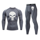  Thermal underwear set Men's clothing Compression sports Quick-drying jogging suit Winter warm MMA Mart Lion - Mart Lion
