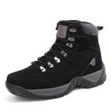 Winter Men's Boots Outdoor Tactical Military Light Work Ankle Spring Short Hiking Sneakers Mart Lion Black 7.5 