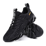 Outdoor Blade Running Shoes for Men's Comfort Cushioning Light Sport Couple Shoes Sneakers Athletic Trainers Mart Lion Black -1995 36 