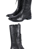 Autumn Show Luxury Men Boots Top layer leather Over the knee Leisure time Singer Youth shoes Martins Mart Lion   