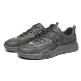 Men's Casual Light Sports Shoes Breathable Non Slip Flat Summer Versatile Walking Mart Lion Gray 39 
