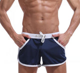 Summer Men's Shorts Casual Home Sleep Bottoms Lightweight Arrow Pants Fitness Bodybuilding Sweatshorts Quick Dry Beach Shorts Mart Lion   