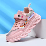 Sport Girls Sneakers Children Casual Shoes For Kids Sneakers Breathable Mesh Running Footwear Trainers Mart Lion Orange 26 
