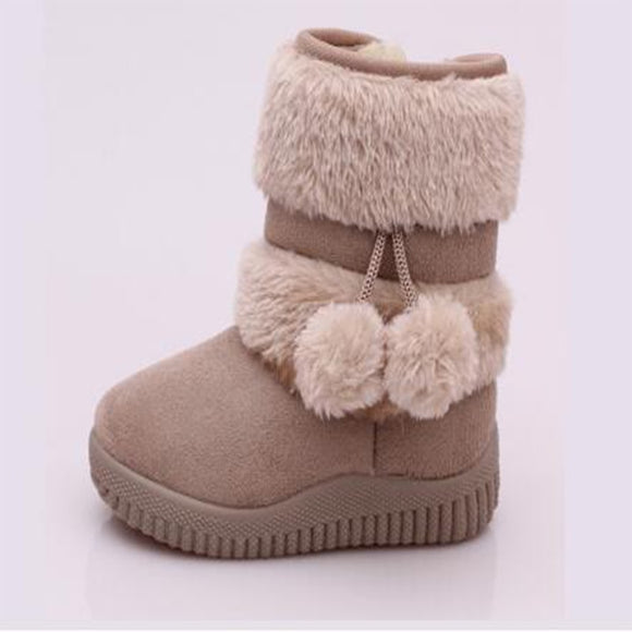  Winter Baby Boys Girls Classic Cotton Shoes Kids Keep Warm Boots Teenage Children Snow Mart Lion - Mart Lion