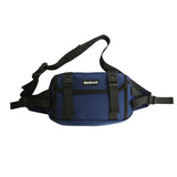 Casual Short Travel Bag Men's Crossbody Pouch Nylon Multi-Function Anti-Theft Messenger Bags Unisex Belt Waist Pack Phone Pouch Mart Lion Blue Waist Bag  