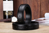 CEXIKA 2.8cm 3.0cm 3.5cm 3.8cm Belt No Buckle for Automatic Buckle High Quality PU Leather Belts Strap Without Buckle Men Women  MartLion