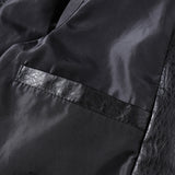 Autumn Winter Warm Leather Jacket Men's Stand Collar Coat Leather Motorcycle Jackets Zipper Coat Mart Lion   
